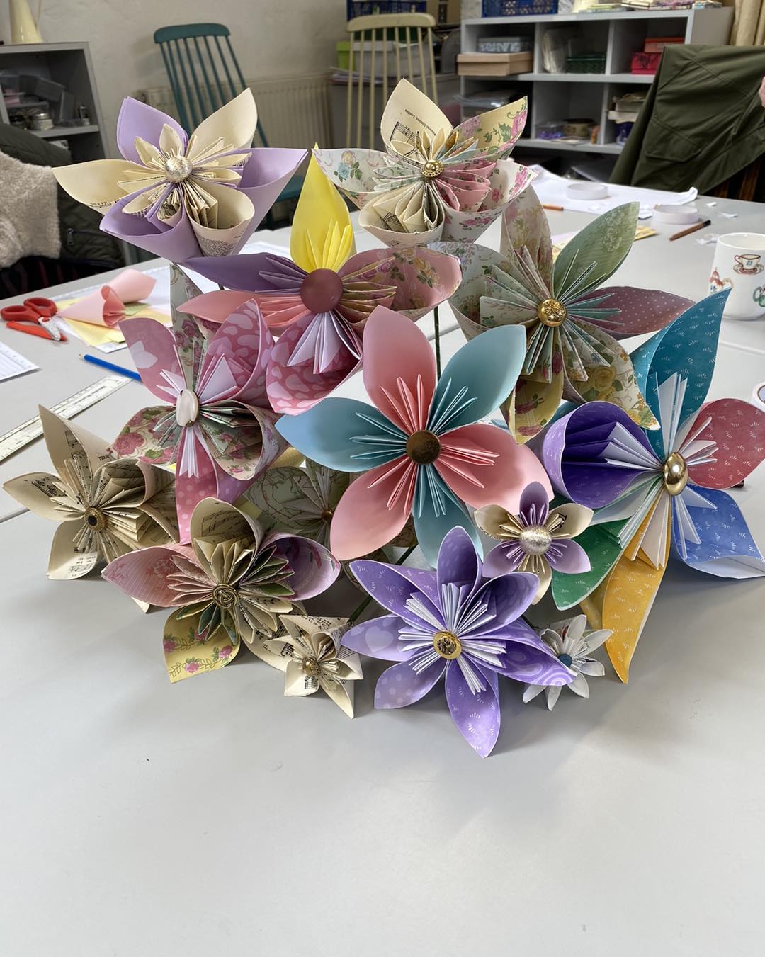 Kusudama Paper Flowers