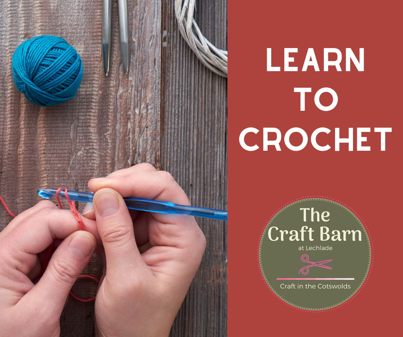 Learn to Crochet Workshop - Thursday 11th January 2024