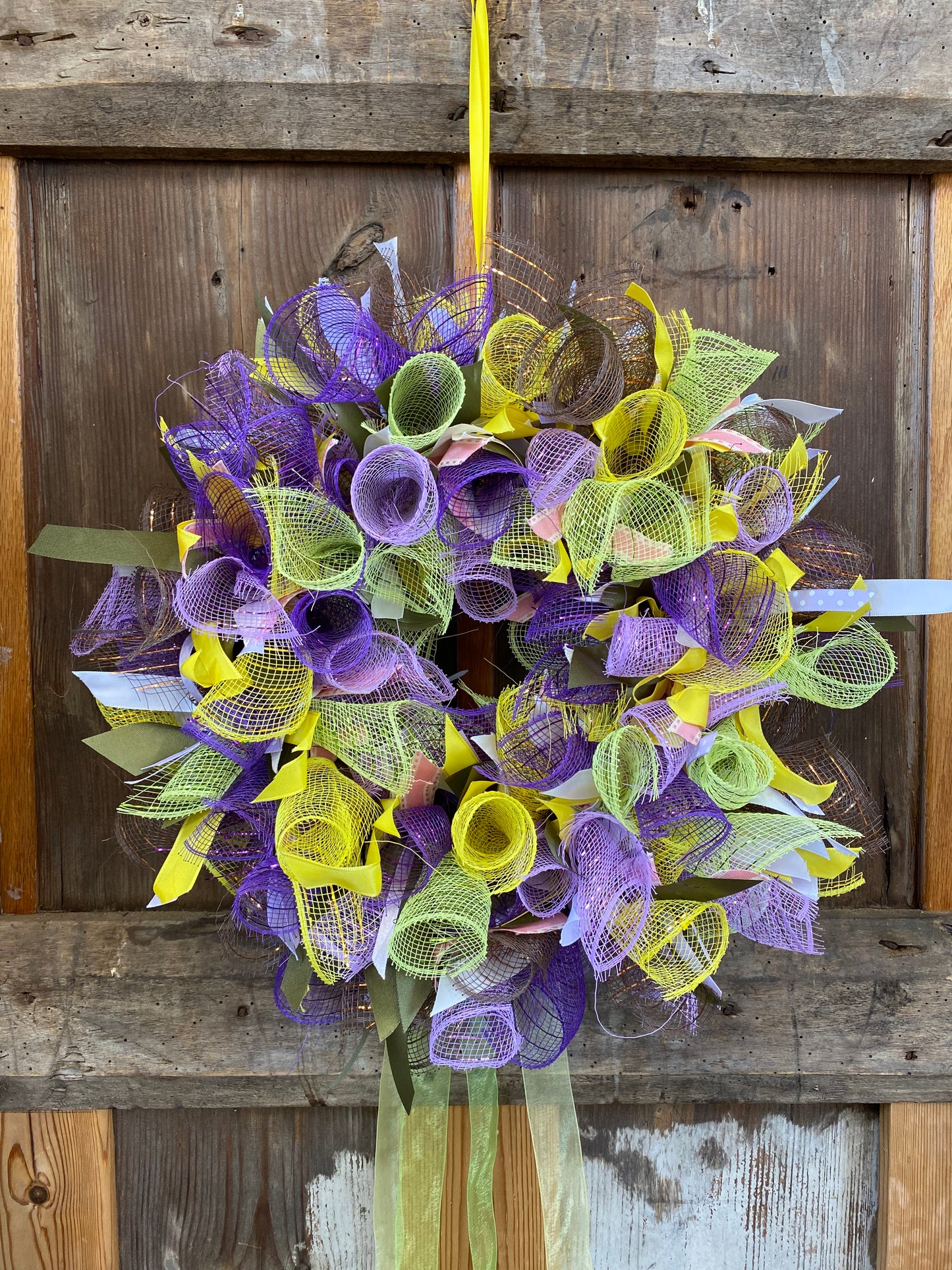 Deco Mesh & Ribbon Spring/Summer Wreath Kit