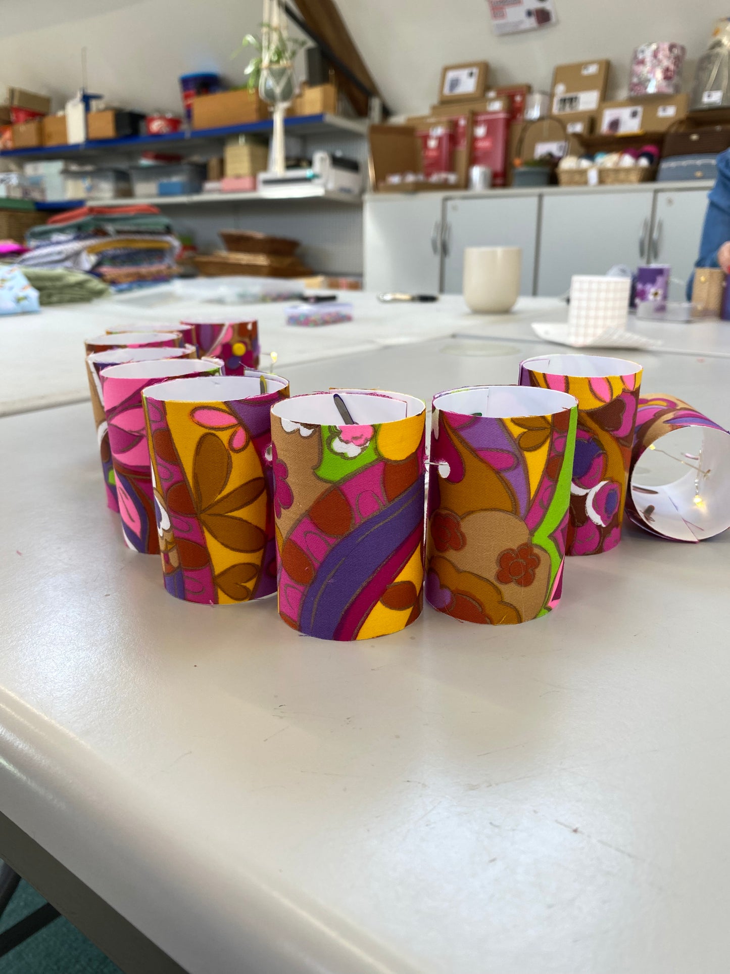 Mini Lampshade Fairy Lights Bunting EVENING Workshop - Monday 12th May 2025