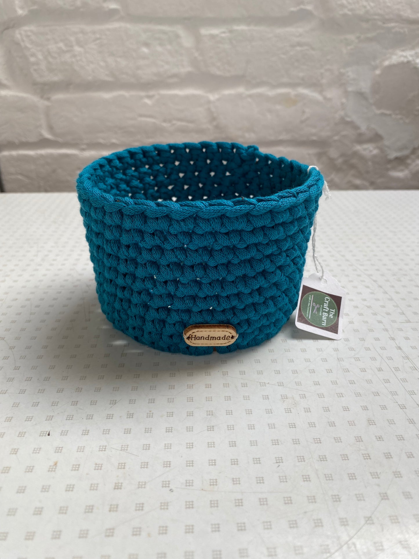 Crocheted Basket 10cm Round