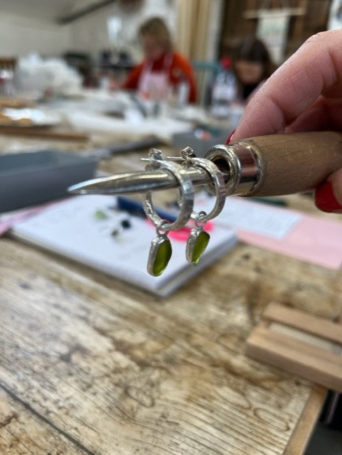 Silver Jewellery with Sea Glass & Sea Pottery Workshop - Thursday 6th November  2025