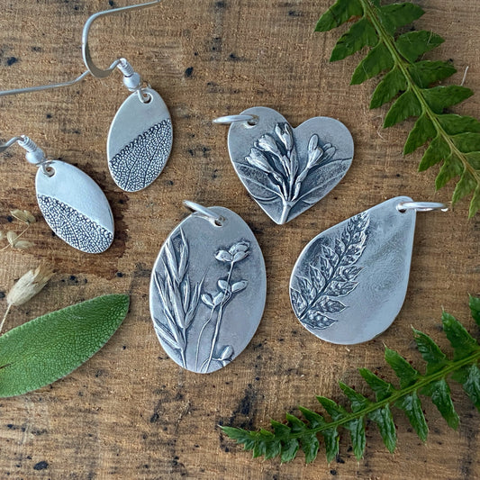 Silver Clay Jewellery Capturing Nature Workshop - Tuesday 21st October 2025