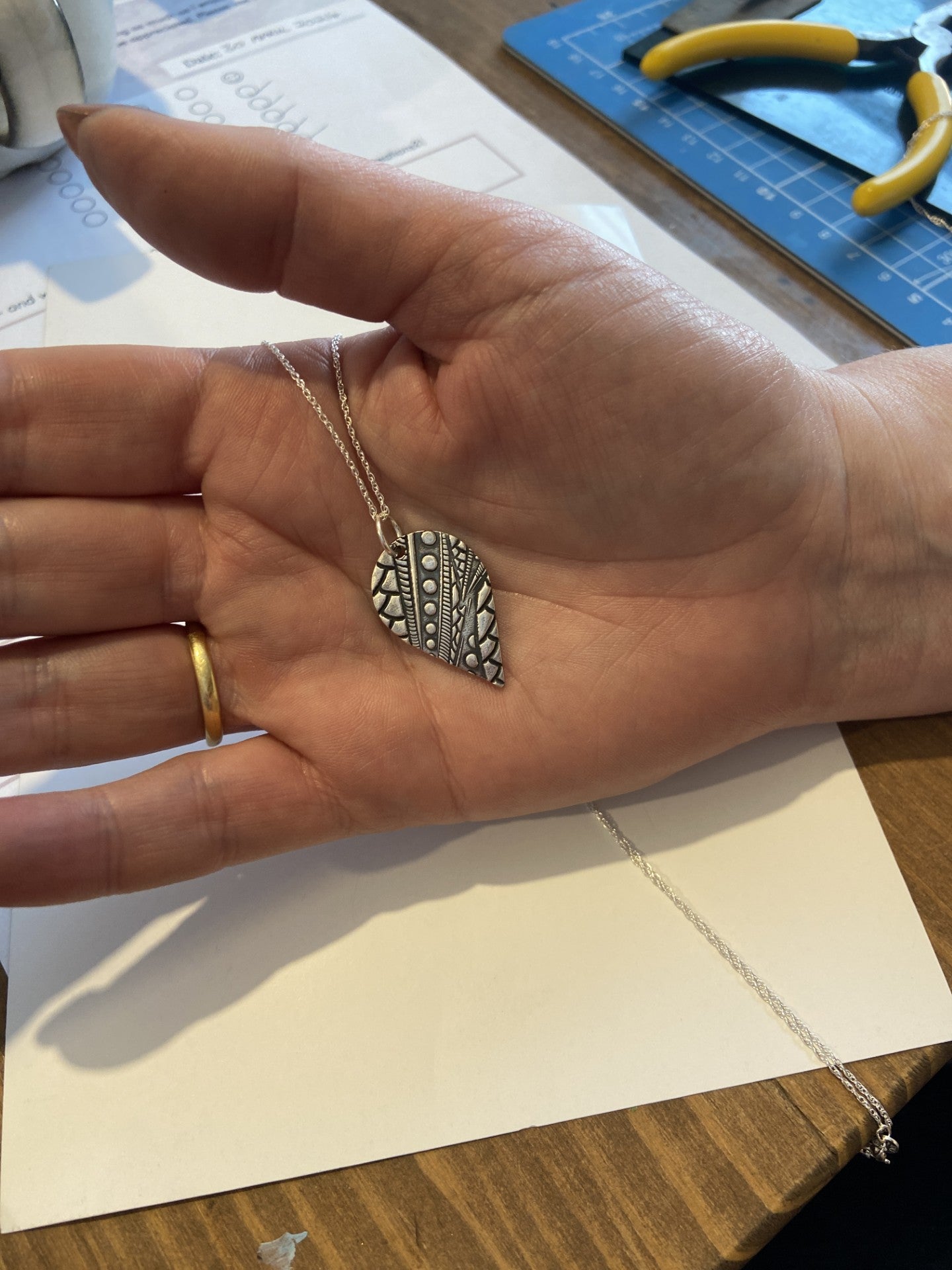 Silver Clay Introduction Half Day Jewellery Workshop NEW! - Tuesday 12th August 2025