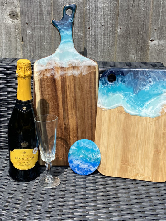 Resin Charcuterie Board & Coasters Workshop NEW! - Sunday 8th September 2024