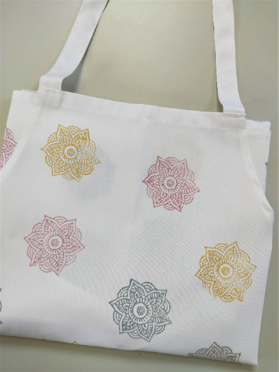 Hand Printed Cooks Apron