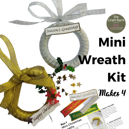 Mini Wreath Kit - Make 4 Mini Wreaths - limited stock!