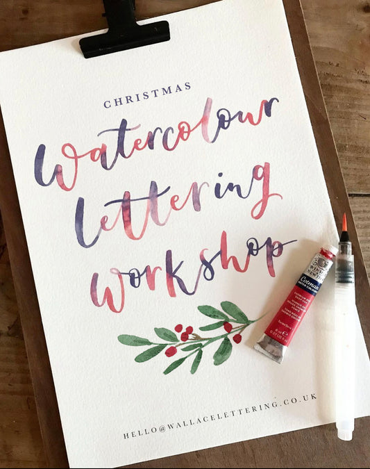 Brush Lettering with a Christmas Twist - Saturday 15th November 2025