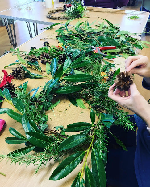 Christmas Wreath EVENING Workshop - Thursday 5th December 2024