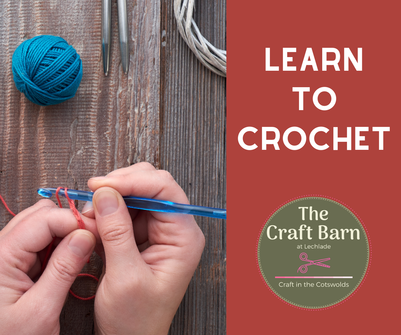 Learn to Crochet Workshop - Tuesday 19th March 2024