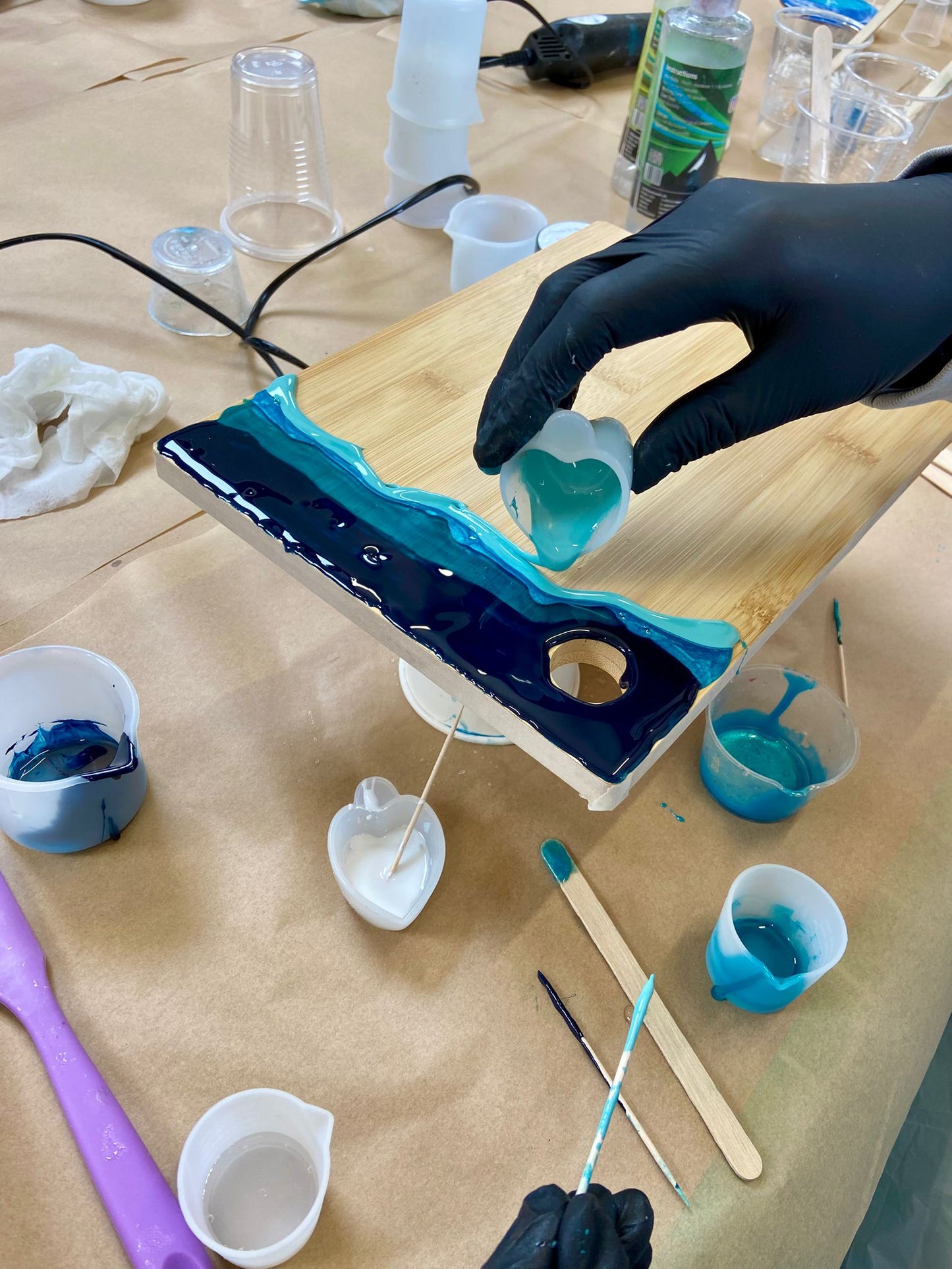 Resin Charcuterie Board & Coasters Workshop - Saturday 27th June 2026