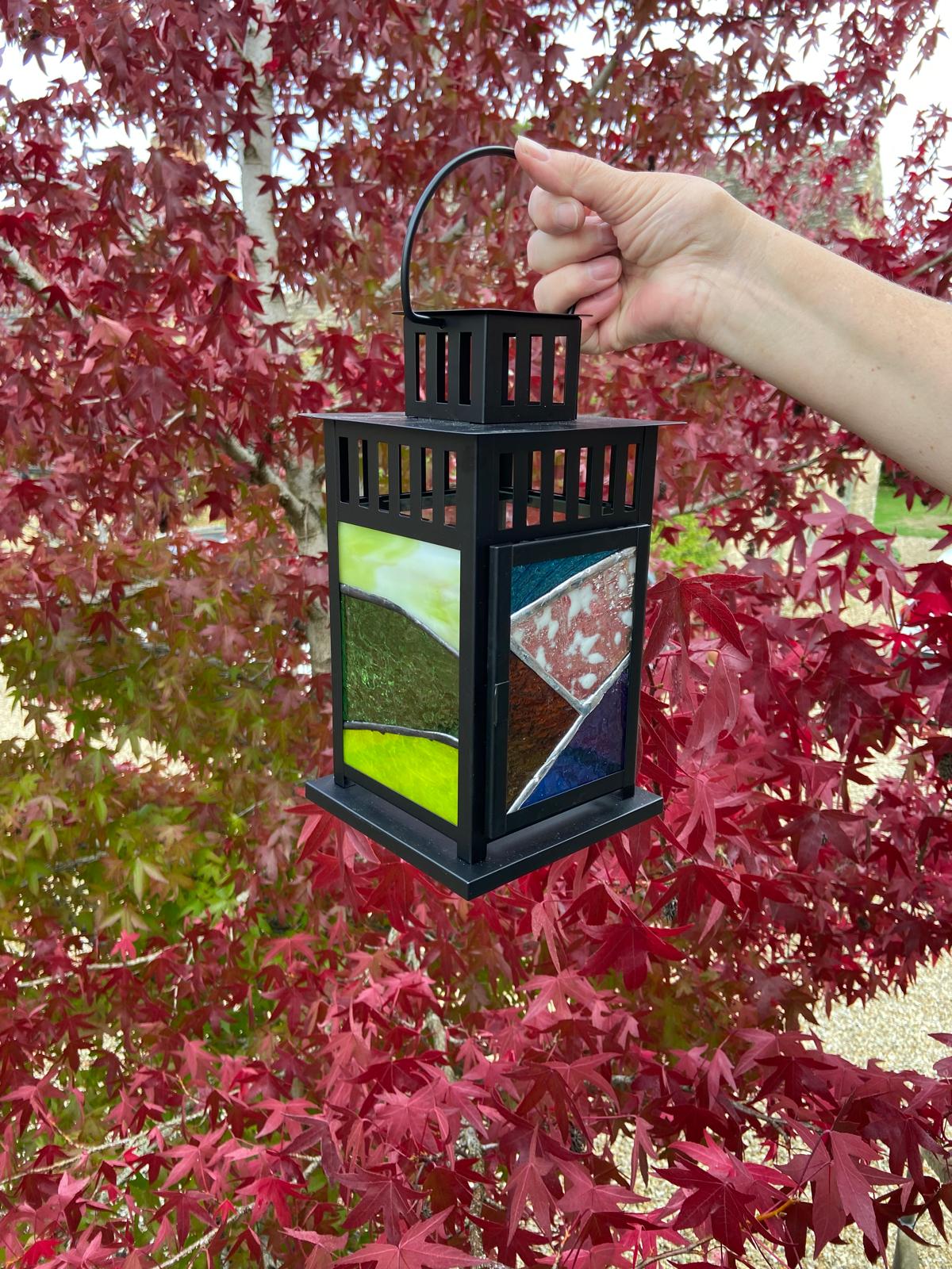 Copper Foil Stained Glass Lantern Workshop - Saturday 21st