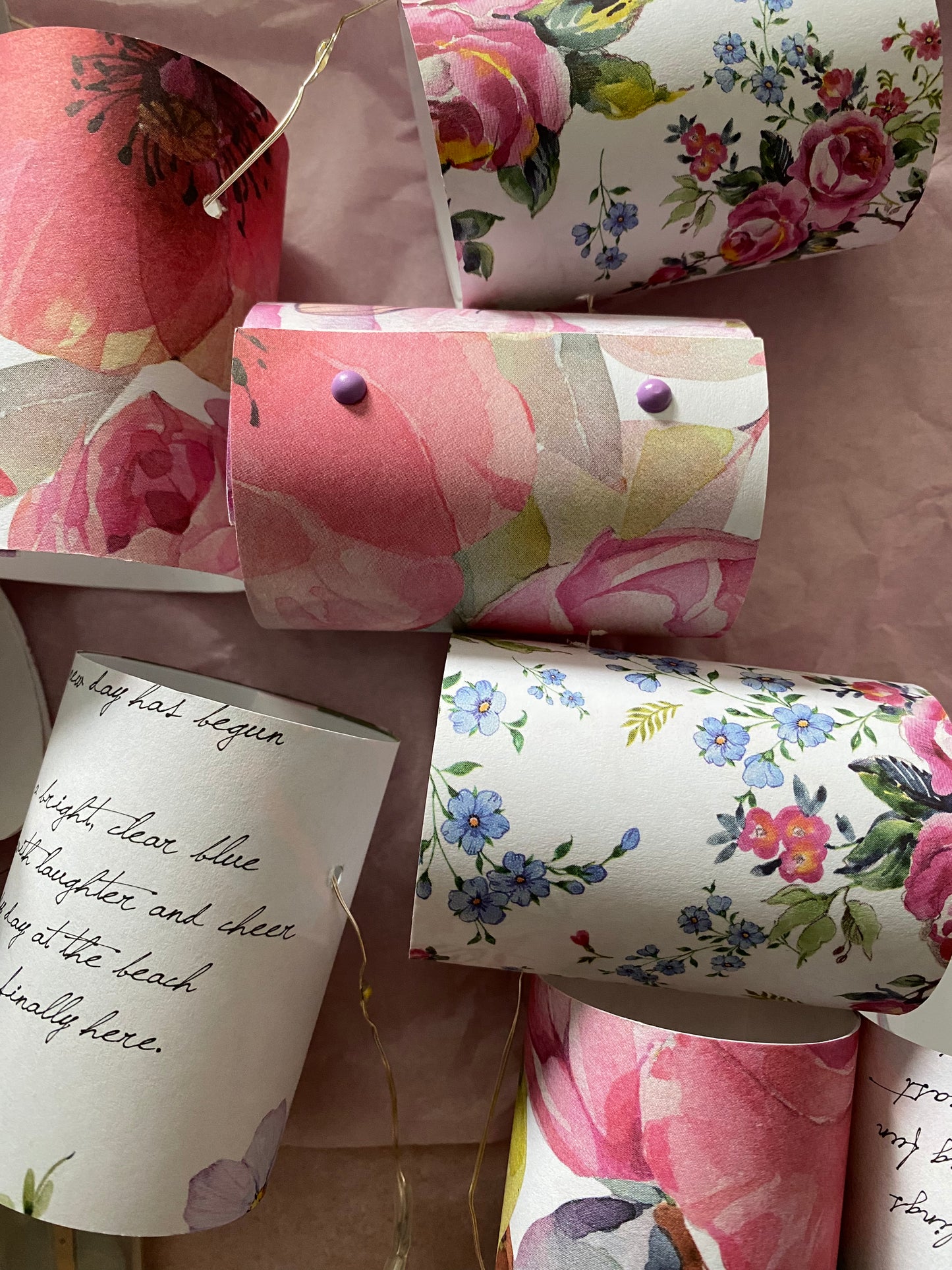 Mini Lampshade Fairy Lights Bunting Workshop - Wednesday 15th April 2026