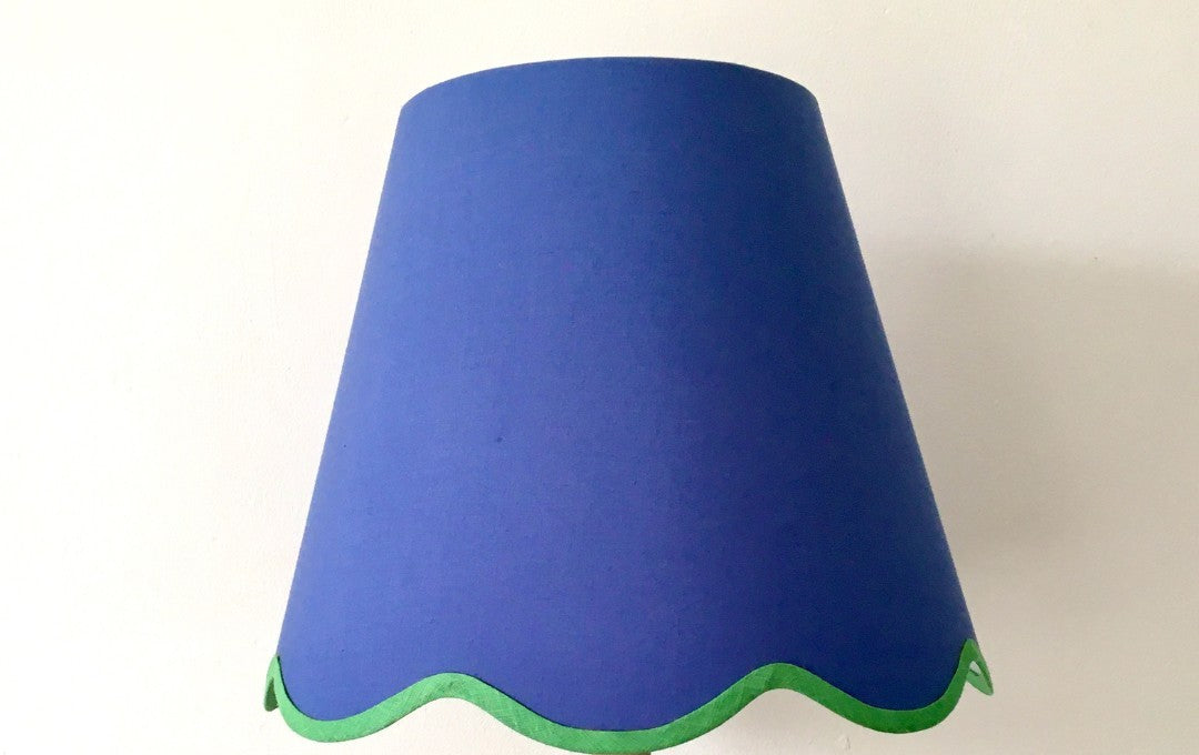 Scalloped Edge Lampshade Making Kit for Ceiling Pendant