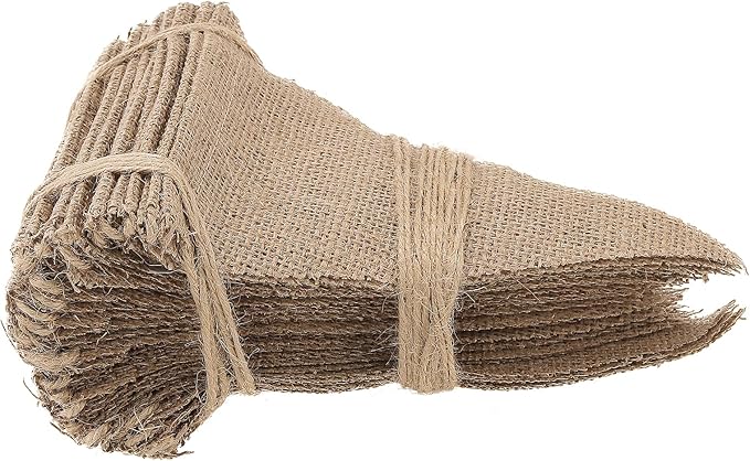Hessian Burlap Bunting, Rustic Jute Triangle Bunting Banner Flags