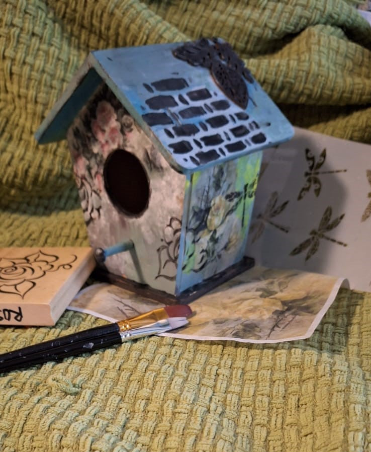 Decorated Birdhouse NEW! - Thursday 24th April 2025