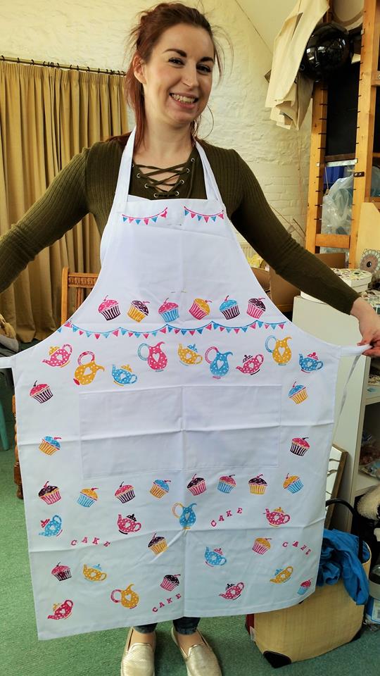 Block Printed Aprons - Wednesday 10th July 2024