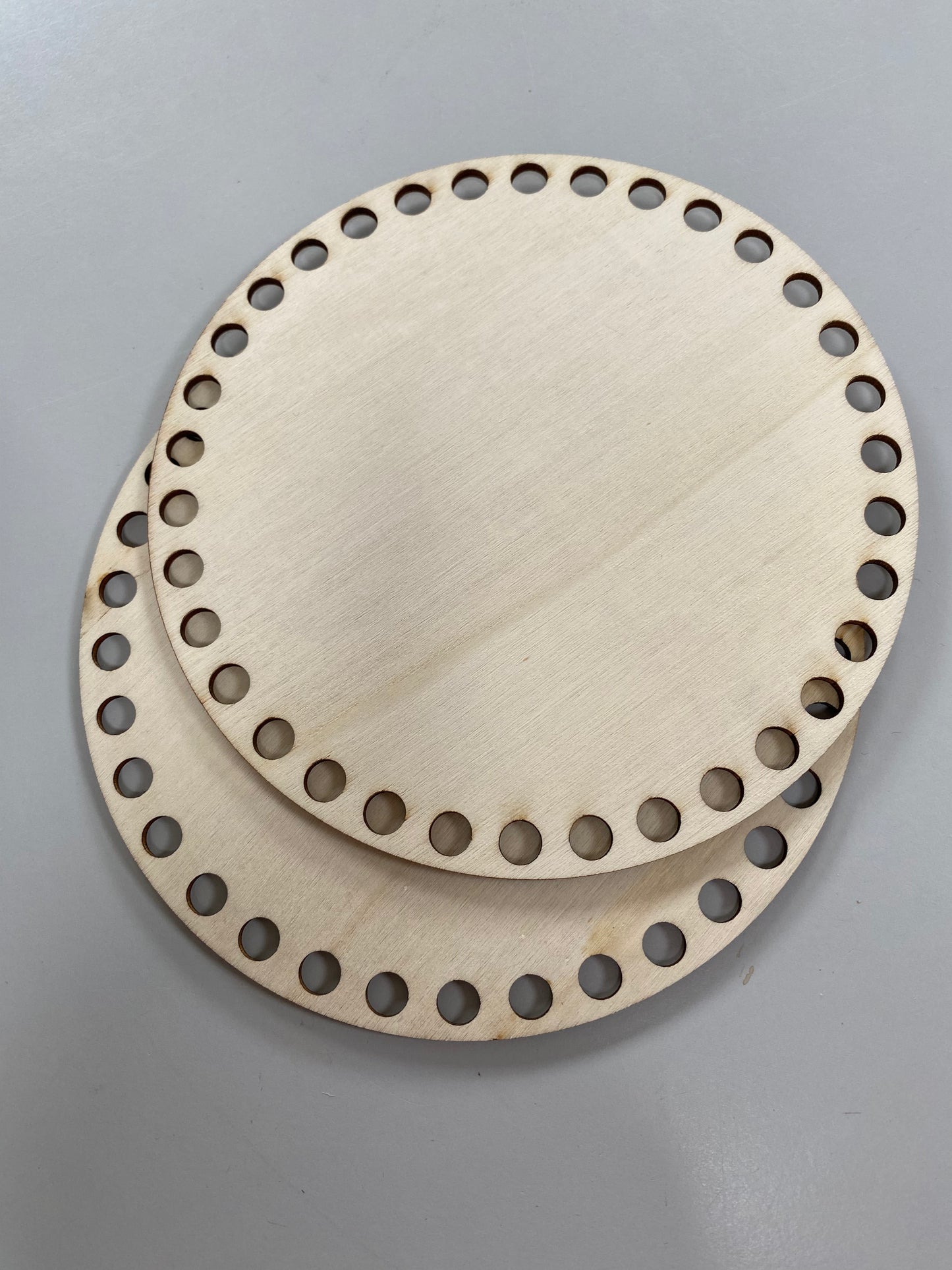 Wooden Crochet Bases Pk 2 x 15cm