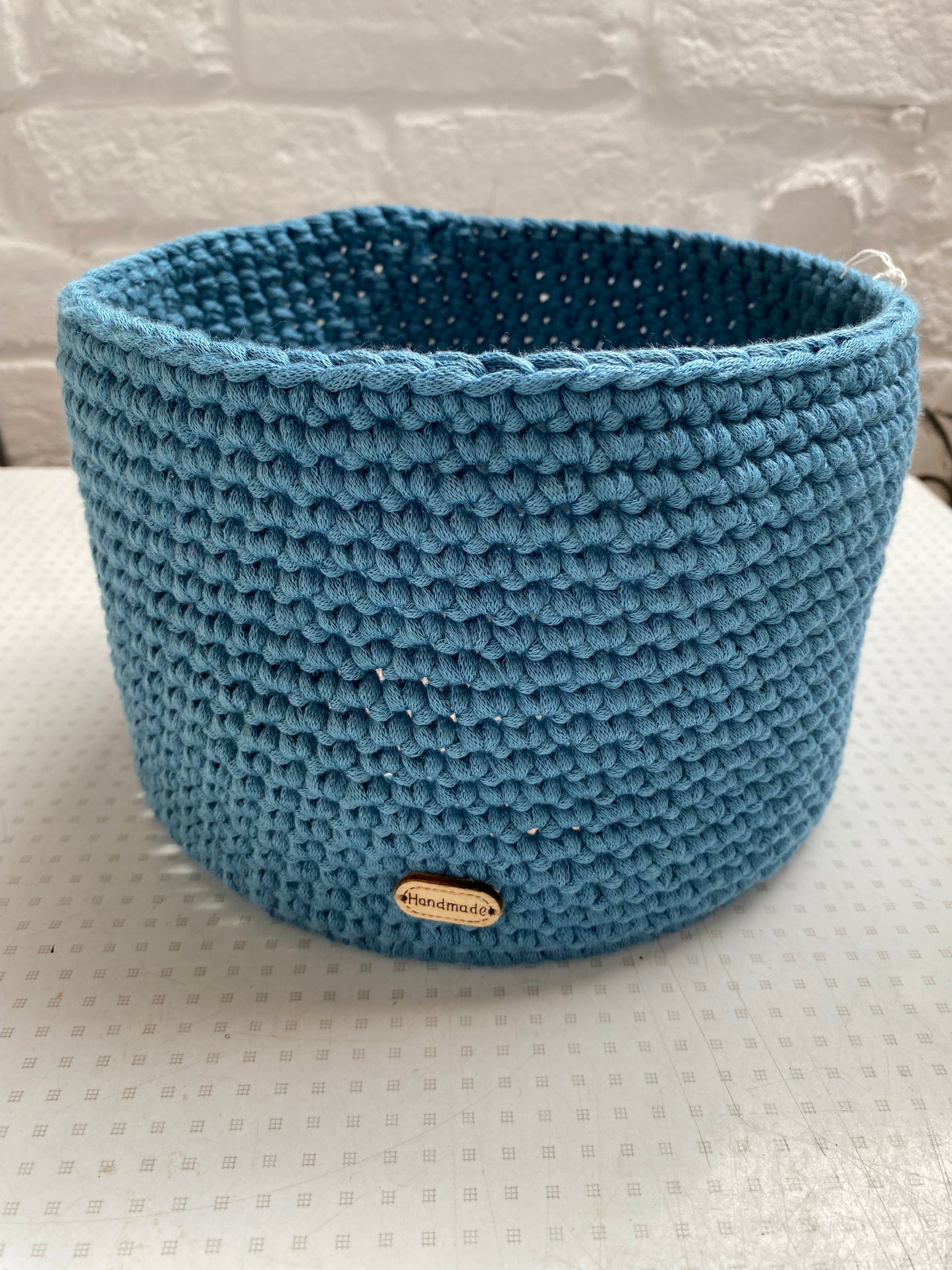 Crocheted Basket 20cm Round