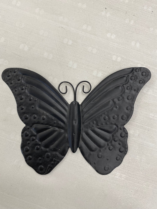 Matte Black Metal Butterfly Mosaic Base (24cm x 16cm)