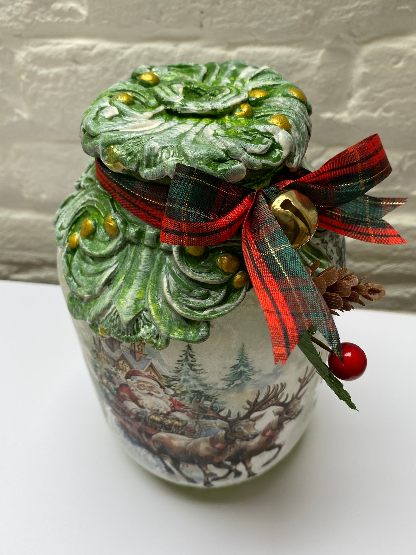 Mixed Media Christmas Glass Decoration - Tuesday 5th November 2024