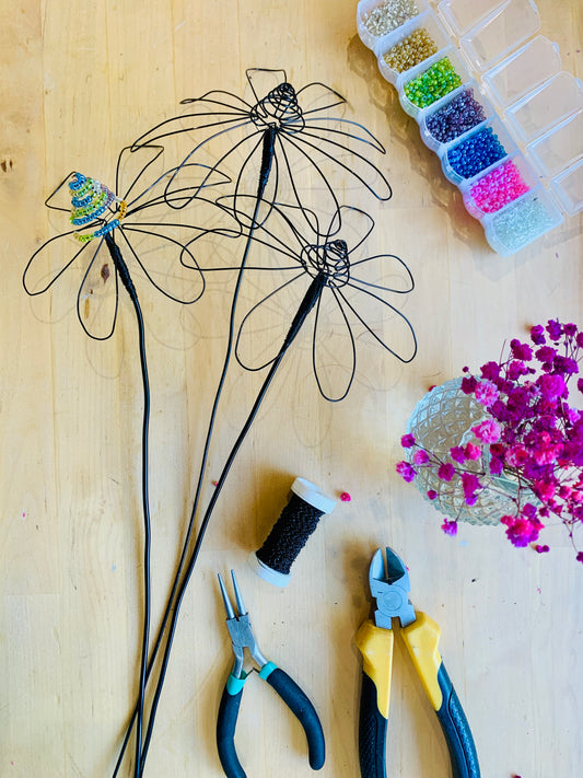 Large Daisy Stems Wire Workshop - Thursday 12th November 2026