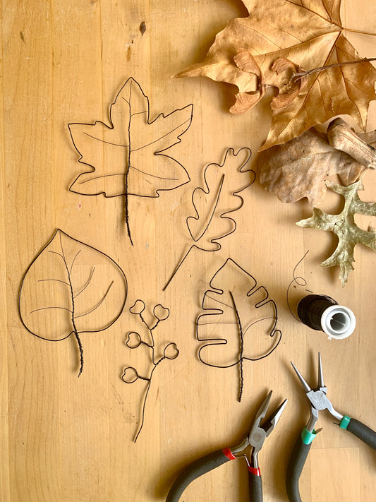 Wire Leaves in a Frame Workshop NEW! - Sunday 6th September 2026