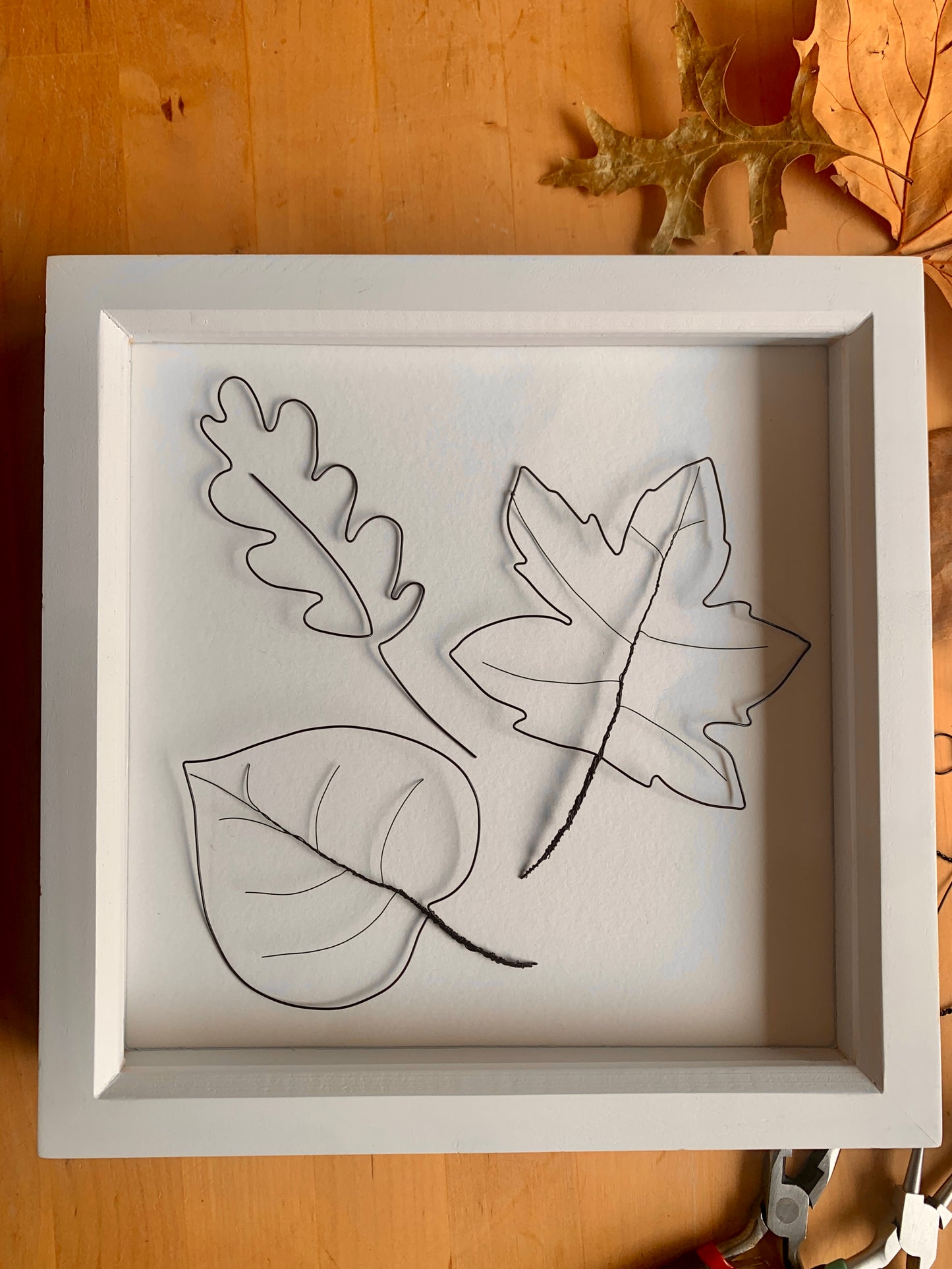 Wire Leaves in a Frame Workshop NEW! - Sunday 6th September 2026