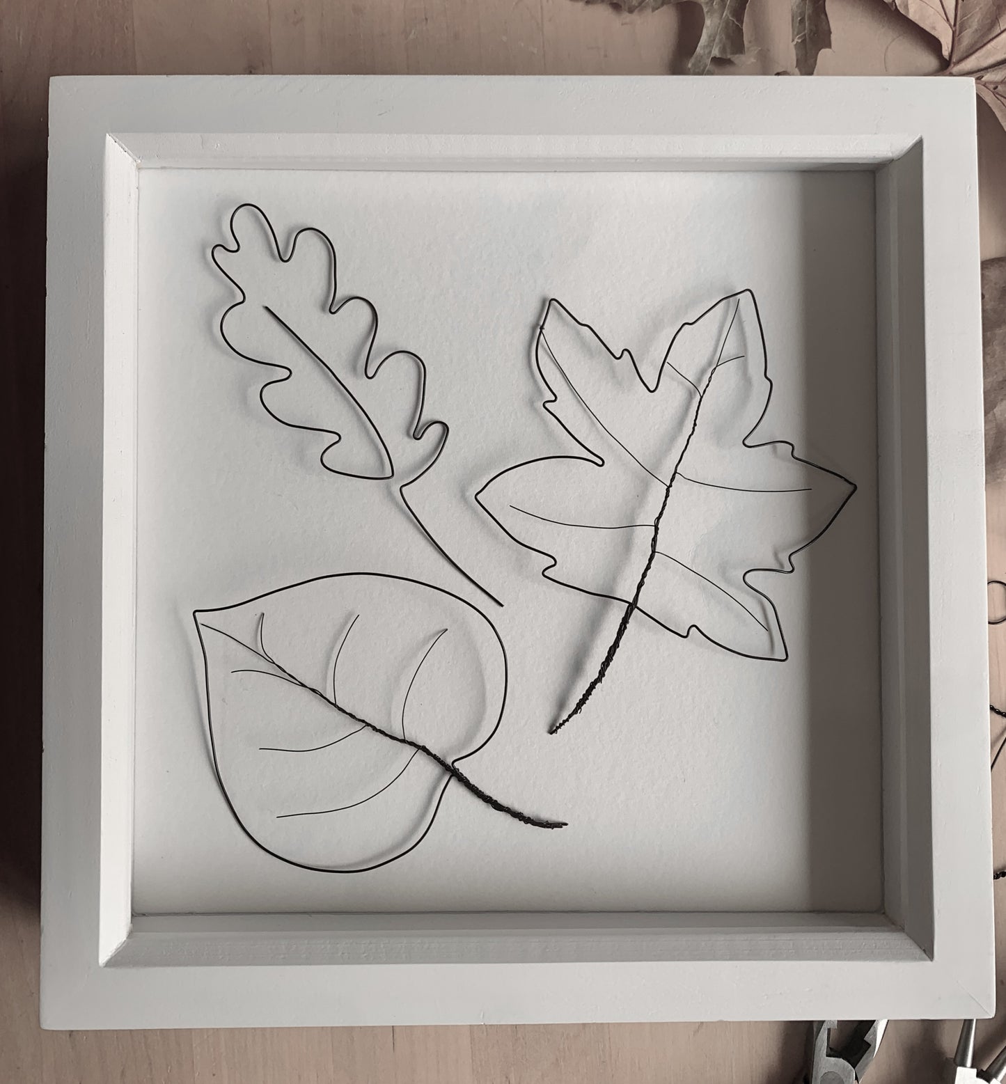 Wire Leaves in a Frame Workshop NEW! - Sunday 6th September 2026