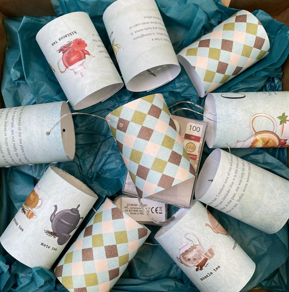 Mini Lampshade Fairy Lights Bunting Workshop - Wednesday 15th April 2026