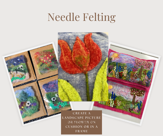 Needle Felting Workshop - Monday 27th October 2025