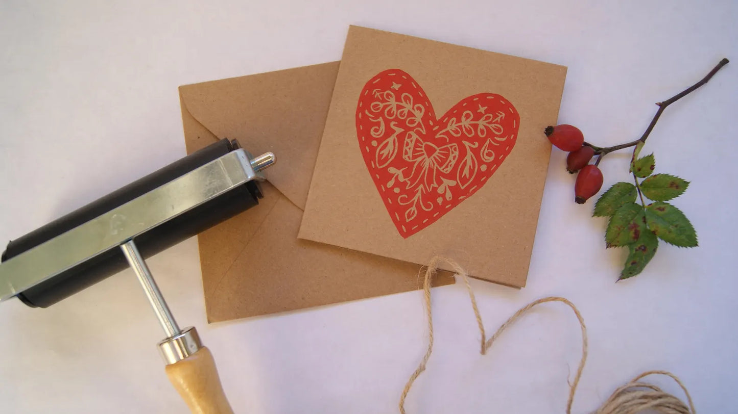 Lino Cutting & Printing with a Christmas Twist - Thursday 2nd November