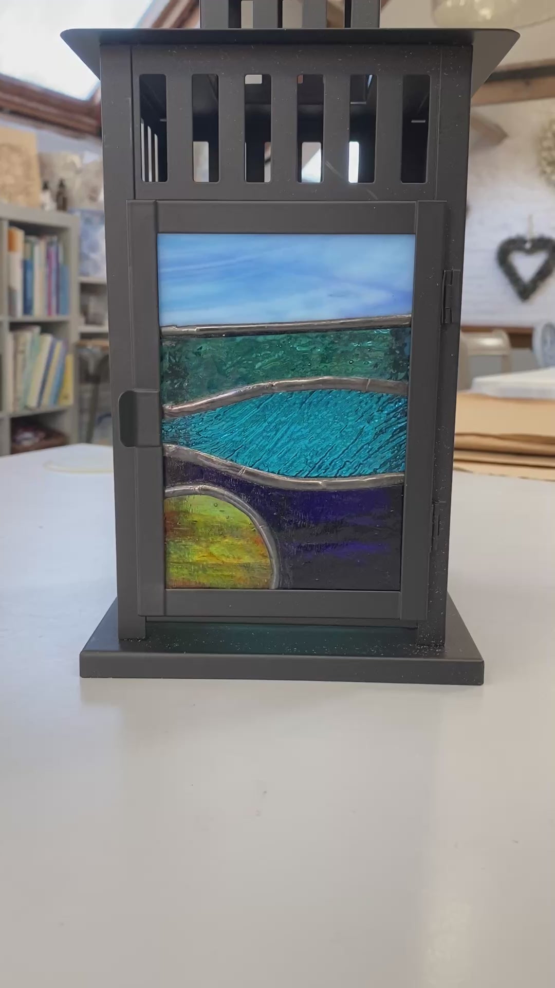 Copper Foil Stained Glass Lantern Workshop - Saturday 21st