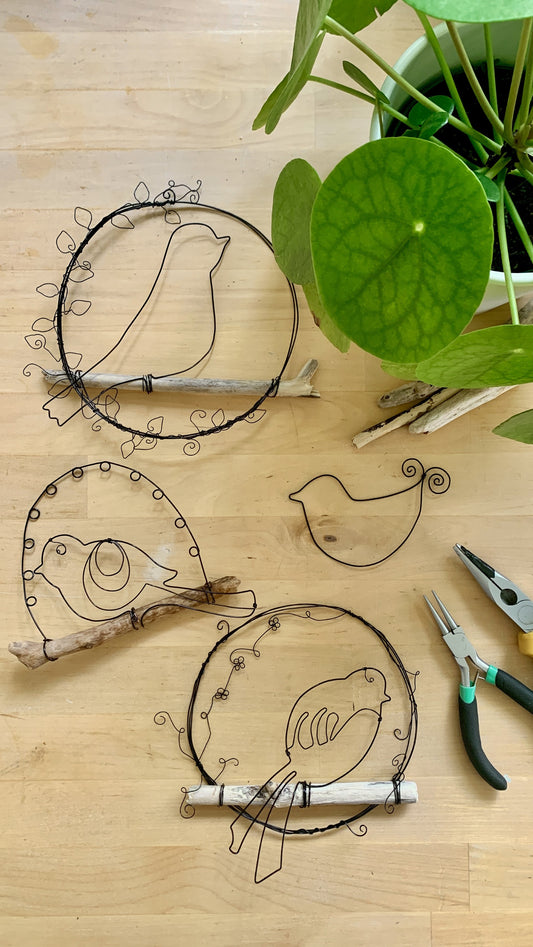 Wire Bird Wallhanging Workshop - Saturday 15th March 2025