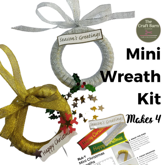 Mini Wreath Kit - Make 4 Mini Wreaths